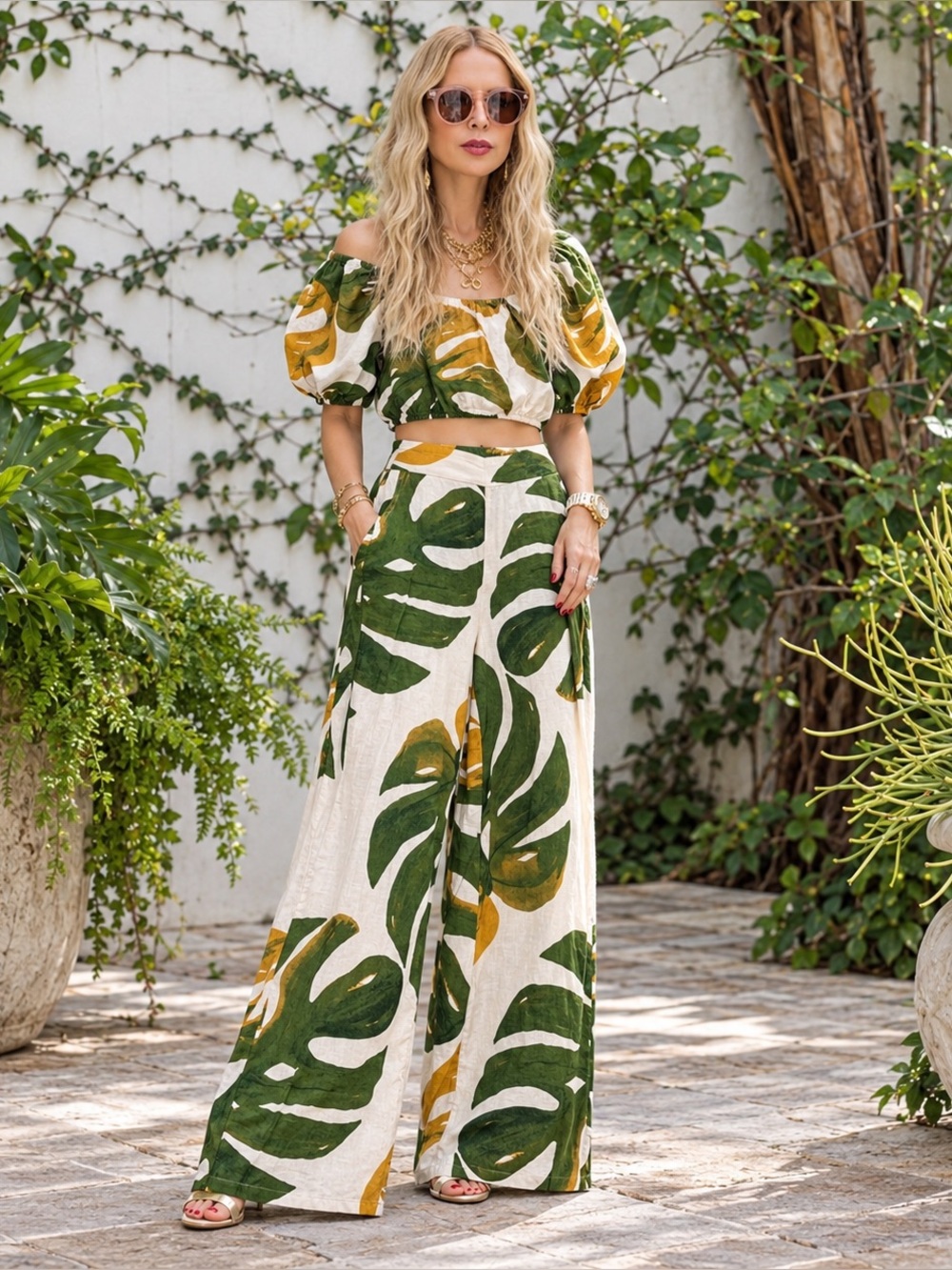 Rachael Zoe Tropical Pant Set